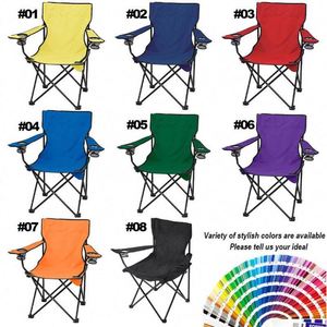 Chaise de camping et de plage personnalisable avec logo, légère, pour pique-nique et pêche, tabouret pliant d'extérieur – Vente en gros - Product Image 2