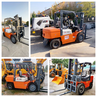 Chariot élévateur diesel Kaidong 3 tonnes Transmission automatique 1500 kg-5000 kg Outils de levage Foklift Source d'alimentation Moteur diesel