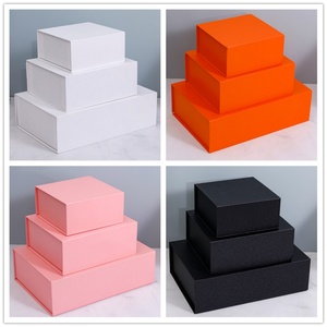 Wholesale Custom Logo Cardboard Gift Packaging Boxes Embossed Kraft Coated <b>Paper</b> for Party and Birthday Present Case - Product Image 3