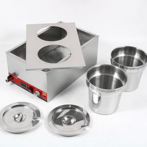 Baño María Eléctrico Comercial de Acero Inoxidable para Restaurantes, Olla Grande para Buffet, Baño de Agua para Sopa, Calentador de Alimentos de Encimera - Product Image 5