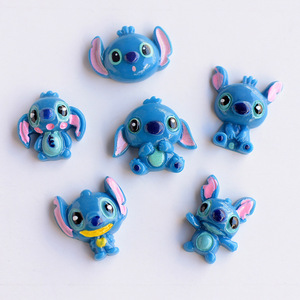 Mini ciondoli in resina a fondo piatto per la decorazione della casa crema colla artigianato ornamenti cartoni animati Cabochon fai da te accessori per custodie del telefono - Product Image 2