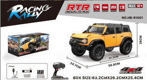 Xe tải leo núi điều khiển từ xa 4WD địa hình HB R1001 Bronco tỷ lệ 1:10, xe điện điều khiển từ xa, mô hình xe nhựa tỷ lệ 1:10, đồ chơi xe nhựa - Product Image 4