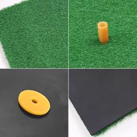 Tapis de balançoire de golf d'intérieur de conception populaire 3D Tapis de champ de conduite en nylon EVA avec balles de golf et t-shirts pour l'entraînement