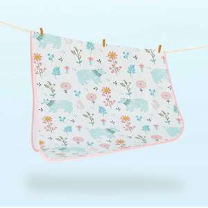 Haute qualité imperméable protecteur berceau Offre Spéciale lit urine bio Double bébé feuille housse de matelas - Product Image 2