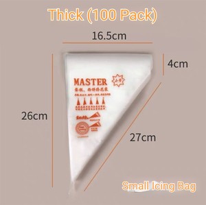Sac à pâtisserie en silicone de qualité alimentaire sans BPA, plusieurs tailles, avec pinces de scellage, pour la décoration de gâteaux, outil polyvalent - Product Image 4