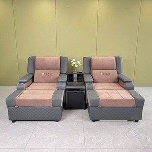 Fauteuil de pédicure électrique Longyu avec massage chauffant pour adultes et personnes âgées, design minimaliste luxueux gris - Product Image 1