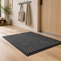 Tapis d'entrée antidérapant commercial Viair, très absorbant, en caoutchouc pour extérieur, tapis de bienvenue lavable pour usage domestique