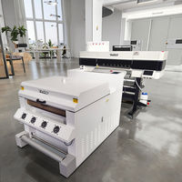 Nueva Impresora DTF Automática de 24 Pulgadas (60 cm) con 2 Cabezales I3200, WiFi, Agitador de Polvo y Placa Hoson para Distribuidores, Modelo Inteligente