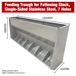 Trung Quốc thực hiện Pig trang trại thiết bị thép không gỉ double side tự động gieo <span class=keywords><strong>Feeder</strong></span> trough - Product Image 4