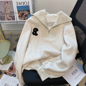 <span class=keywords><strong>Felpa</strong></span> con scritta personalizzata mezza Zip sul <span class=keywords><strong>collo</strong></span> ricamata <span class=keywords><strong>Polo</strong></span> <span class=keywords><strong>felpa</strong></span> <span class=keywords><strong>a</strong></span> <span class=keywords><strong>collo</strong></span> finto con cerniera <span class=keywords><strong>a</strong></span> quarti - Product Image 2