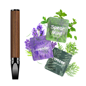 Không khí thép đen tinh dầu bạc hà hương liệu căng thẳng cứu trợ không khí không khói oxy vaporless tinh dầu ống Ống hít cho người lớn - Product Image 1