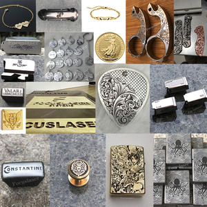 <strong>Portable</strong> 20W-100W Fiber Laser Marking <strong>Machine</strong> for Jewelry Makeup PET ID Tag Metal <strong>Engraver</strong> Support for PLT BMP AI Graphic - Product Image 5