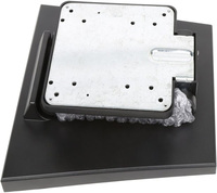 Support d'écran unique autoportant Wearson en métal réglable pour ordinateur, compatible VESA 75/100, base de moniteur de bureau