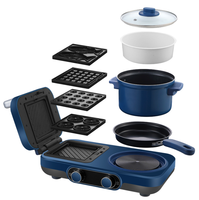 Offre Spéciale 4 dans 1 avec du pain grillé multifonction petit déjeuner machine sandwich maker machine