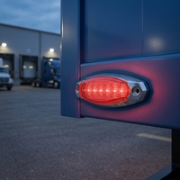 Feu de position latéral LED 24V pour camion, feu de gabarit pour remorque de marchandises, feu arrière pour pick-up, éclairage universel pour véhicule