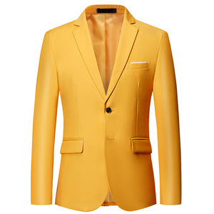 Herren Lightweight Comfy Business Solid Color Zwei Knöpfe Daily Suit <span class=keywords><strong>Blazer</strong></span> Fashion - Product Image 3