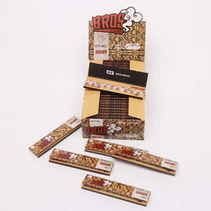 BROS <b>Rolling</b> Papers 55 Leaves Regular King Size Brown <b>Rolling</b> Paper Pack 110 x 44 mm <b>Box</b> - Product Image 3