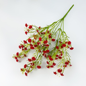 Bouquet de fleurs artificielles de gypsophile simulé 100cm-200cm violet, accessoires de photographie de mariage, décoration intérieure - Product Image 2