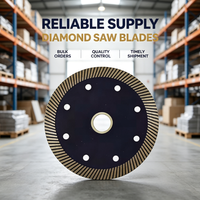 Disque de coupe diamanté anti-fissuration à base durable pour la découpe de carreaux de céramique, de marbre et de pierre de quartz