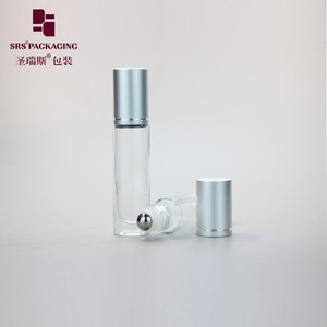 Transparent 10ml clair vide verre rouleau sur boule en métal <span class=keywords><strong>attar</strong></span> bouteille de <span class=keywords><strong>parfum</strong></span> - Product Image 2