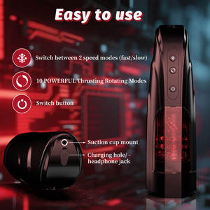 Juguetes Sexuales para Adultos, Masturbador Masculino, Fuerte Vibración Telescópica, Masajeador Eléctrico de Silicona Lavable, Regalo de San Valentín - Product Image 4