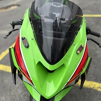 Nouveau rétroviseur en Fiber de carbone pour KAWASAKI ZX25R ZX4R ZX6R NINJA400R 500R 650R bloc hors plaques de Base couverture emballage en boîte