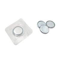 Kancing Magnet Neodymium Jahit 15x3mm Super Kuat Berlapis PVC Tahan Air untuk Pakaian