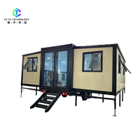Casa Contenedor Plegable y Expandible de 40 pies, Personalizada por Fábrica China, Casa Prefabricada Portátil, Construcción Rápida, Edificio Modular Móvil