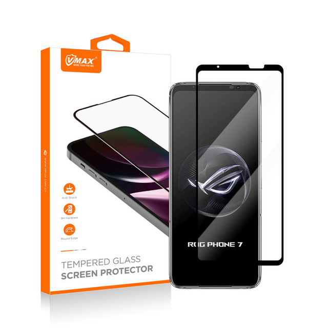 2.5D Protective Glass for Asus Rog Phone 7 6 5 7 Ultimate Full Cover Screen Protector Oleophobic Tempered Glass Film