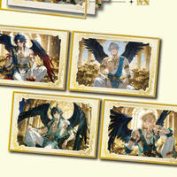 KaLan Creative Honkai Star Rail Twilight Infatuation – Tableau d'art des personnages, objet de collection anime, présentation complète du casting masculin, cadeau