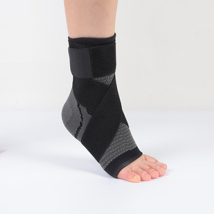 Compression <b>Ankle</b> Sleeve With Adjustable Strap <b>Support</b> for Outdoor Sports - Product Image 3