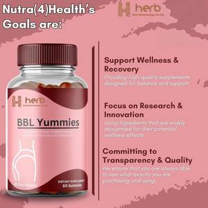 Gummies pour les fesses OEM ODM sous marque privée pour femmes, Gummies BBL contenant la formule Curva Boost - Product Image 4