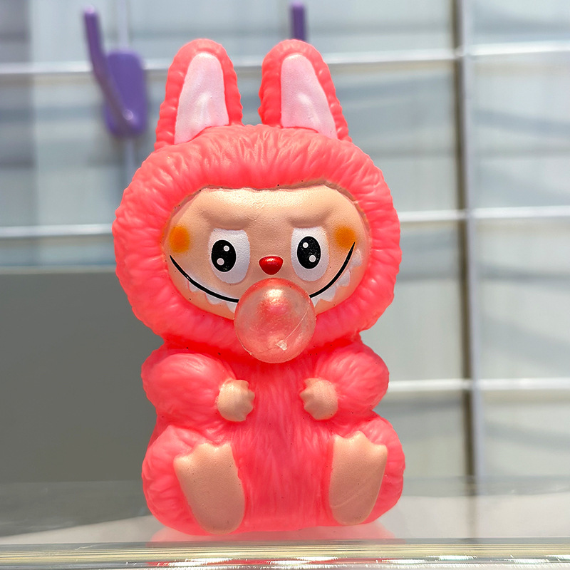 ผ้าฟองน้ำสีชมพู - ขนาด 10 ซม.