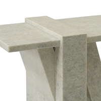 Table de couloir console en marbre multifonctionnelle de luxe pour salon