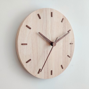<span class=keywords><strong>Horloge</strong></span> murale créative scandinave simple <span class=keywords><strong>en</strong></span> bois <span class=keywords><strong>massif</strong></span> sans perçage, style Art Déco, pour salon, décoration transfrontalière - Product Image 5