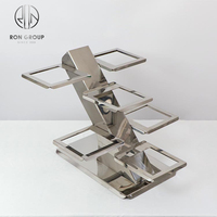 Edelstahl Catering Stand Nachmittags tee für Lebensmittel Display Restaurant Hochzeits torte Stand Buffet Riser Display Dessert Stand