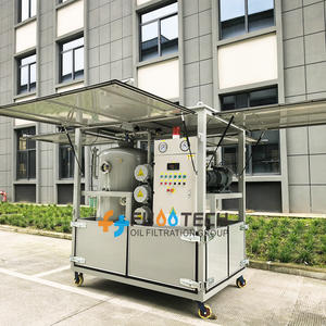 FUOTECH เครื่องฟอกน้ำมัน, เครื่องแยกความชื้นแบบสุญญากาศสองขั้นตอนกันสภาพอากาศ - Product Image 3