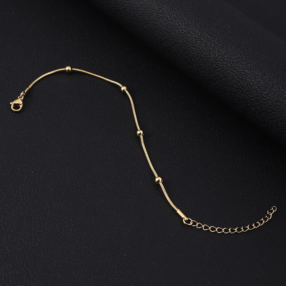 Round snake clip beads [1.2mm wide]