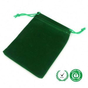 Low Moq Paper Jewelry Bag White Velvet <b>Pouch</b> With Box Gift Bag With Ribbon - Product Image 2