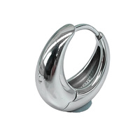 KAAN JEWELRY Damen 925 Silber Trendige Creolen – Vielseitige Basis für den Alltag