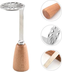 Écrase-pommes manuel en acier inoxydable de qualité alimentaire, robuste, résistant au lave-vaisselle, facile à nettoyer, outils pour légumes pour la maison - Product Image 4