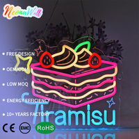 Enseigne néon LED Tiramisu Neonawall, lumière murale à intensité variable, IP65, pour petite entreprise, boulangerie, café, bar, décoration de vitrine