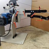 Ponceuse à bande Allwin 0-32 m/s à vitesse variable avec moteur en cuivre pur pour la fabrication de couteaux, le polissage du métal, du bois et de l'acrylique