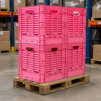Caisse pliable carrée JOIN de haute qualité, robuste et portable, pour supermarché et logistique