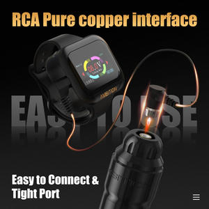 Machine à tatouer <span class=keywords><strong>rotative</strong></span> professionnelle à entraînement direct Ambition Lutin 3,5/4 mm avec batterie de tatouage S1 Plus 2400 mAh et bracelet - Product Image 2