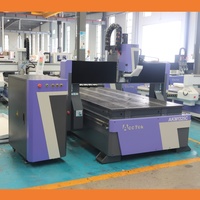 Machines de gravure CNC puissantes et durables AKM1325C avec changeur d'outils linéaire, fabriquées en usine, en stock