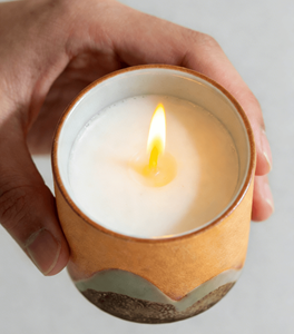 Bougies en Céramique Fonctionnelles Motif <span class=keywords><strong>Montagne</strong></span> et Rivière Quatre Couleurs Parfum Personnalisé Écologiques pour Fêtes de Fin d'Année, Diwali, Extérieur, Mariages - Product Image 2