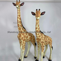 Fournitures pour fêtes sur le thème du cirque, sculptures d'animaux de la jungle en résine grandeur nature personnalisées, accessoires à vendre