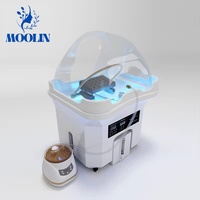 Moolon Nouveau modèle mobile de bac à shampoing portable pour spa capillaire avec réservoir d'eau de 60L, mobilier et équipement de salon