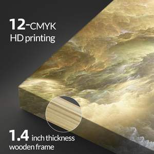 Looife Halloween Toile Mur Art 32x24 pouces <span class=keywords><strong>Horreur</strong></span> Halloween Spooky Cimetière <span class=keywords><strong>Affiche</strong></span> Spooky Photos <span class=keywords><strong>D</strong></span>écorations Murales pour Chambre - Product Image 4